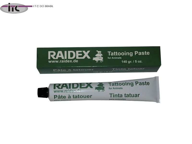 Pasta para Tatuagem Verde 140gr - Raidex